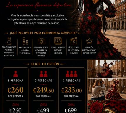 Flamenca por un día - Experiencia Completa